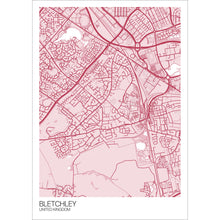 Load image into Gallery viewer, Map of Bletchley, United Kingdom