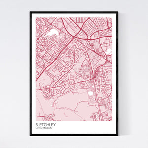 Map of Bletchley, United Kingdom