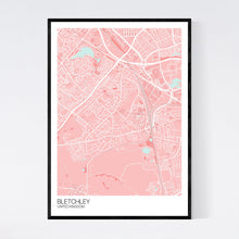 Load image into Gallery viewer, Bletchley City Map Print