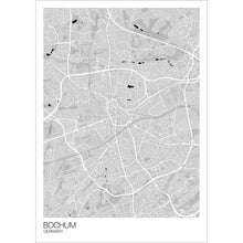 Load image into Gallery viewer, Map of Bochum, Germany