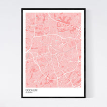 Load image into Gallery viewer, Bochum City Map Print