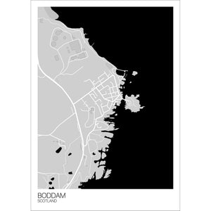 Map of Boddam, Scotland