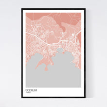 Load image into Gallery viewer, Bodrum City Map Print