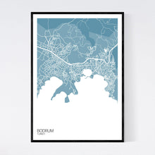 Load image into Gallery viewer, Bodrum City Map Print