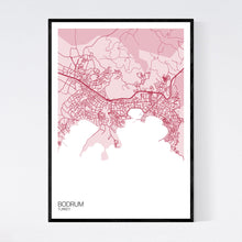 Load image into Gallery viewer, Bodrum City Map Print