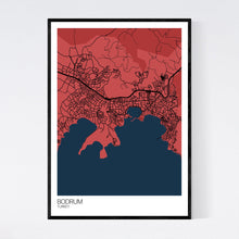 Load image into Gallery viewer, Bodrum City Map Print