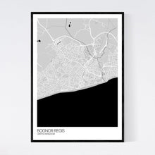 Load image into Gallery viewer, Bognor Regis City Map Print