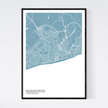 Load image into Gallery viewer, Bognor Regis City Map Print