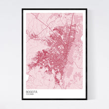 Load image into Gallery viewer, Bogotá City Map Print