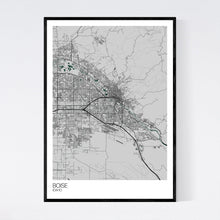 Load image into Gallery viewer, Boise City Map Print