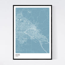 Load image into Gallery viewer, Boise City Map Print