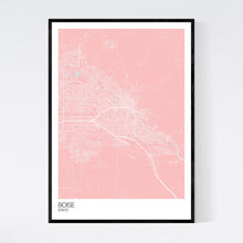 Load image into Gallery viewer, Boise City Map Print