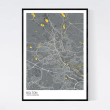 Load image into Gallery viewer, Bolton City Map Print