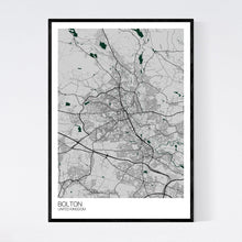 Load image into Gallery viewer, Bolton City Map Print