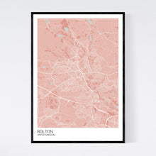 Load image into Gallery viewer, Bolton City Map Print