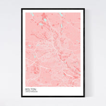 Load image into Gallery viewer, Bolton City Map Print