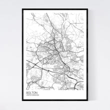 Load image into Gallery viewer, Bolton City Map Print