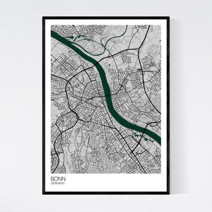 Bonn City Map Print