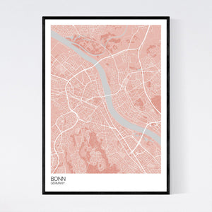 Bonn City Map Print