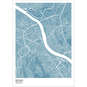 Map of Bonn, Germany