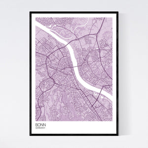 Bonn City Map Print