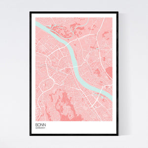 Bonn City Map Print