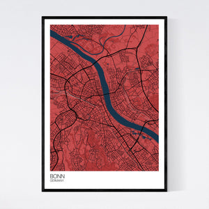 Bonn City Map Print
