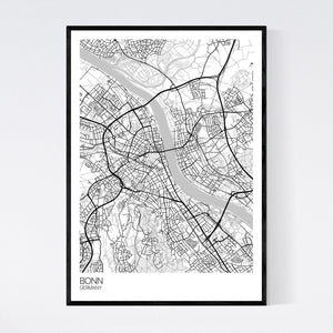 Bonn City Map Print