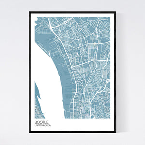 Bootle City Map Print