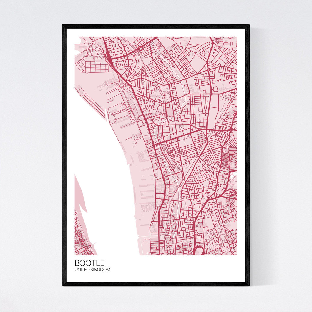 Bootle City Map Print