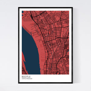 Bootle City Map Print