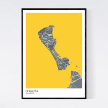 Load image into Gallery viewer, Boracay Island Map Print