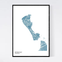 Load image into Gallery viewer, Boracay Island Map Print
