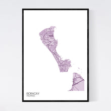 Load image into Gallery viewer, Boracay Island Map Print