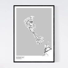 Load image into Gallery viewer, Boracay Island Map Print