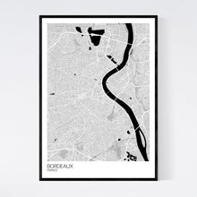 Load image into Gallery viewer, Bordeaux City Map Print