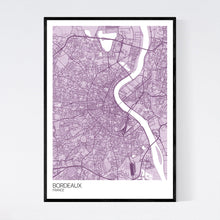Load image into Gallery viewer, Bordeaux City Map Print