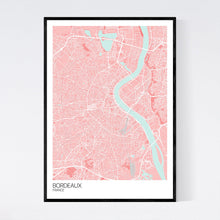 Load image into Gallery viewer, Bordeaux City Map Print