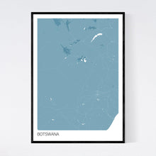 Load image into Gallery viewer, Botswana Country Map Print