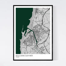 Load image into Gallery viewer, Boulogne-sur-Mer City Map Print