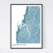 Load image into Gallery viewer, Boulogne-sur-Mer City Map Print