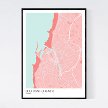 Load image into Gallery viewer, Boulogne-sur-Mer City Map Print