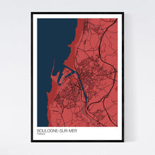 Load image into Gallery viewer, Boulogne-sur-Mer City Map Print