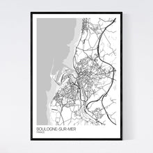 Load image into Gallery viewer, Boulogne-sur-Mer City Map Print