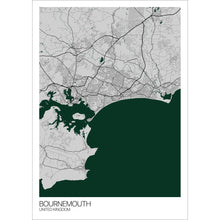 Load image into Gallery viewer, Map of Bournemouth, United Kingdom