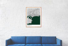Load image into Gallery viewer, Map of Bournemouth, United Kingdom