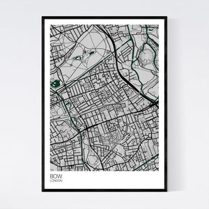 Bow Neighbourhood Map Print