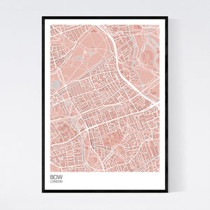 Bow Neighbourhood Map Print