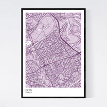 Load image into Gallery viewer, Bow Neighbourhood Map Print