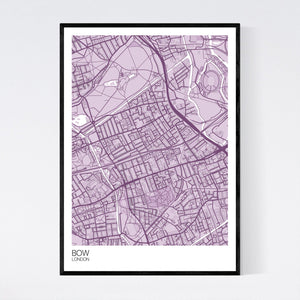 Bow Neighbourhood Map Print